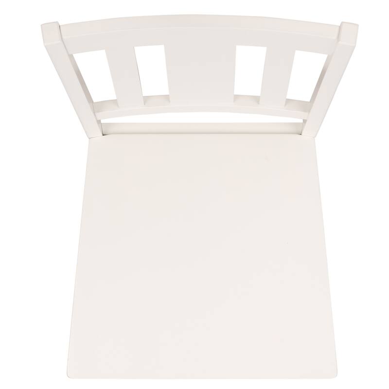 SAFAVIEH Home Roswitha Slat Back Side Chair - 18"W x 22"D x 39"H