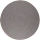preview thumbnail 32 of 32, Rhody Rug Lexington Tweed Indoor/Outdoor Braided Rug 8' Round - Denim Blue