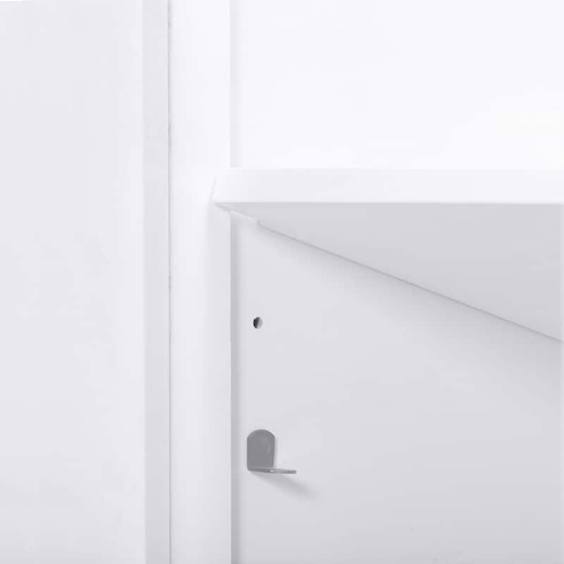 Avanity Madison 73-inch Double Sink Vanity Combo in White with Top and Sink - 73"W x 22"D
