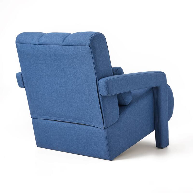 Modern Upholstered accent chair with a pillow