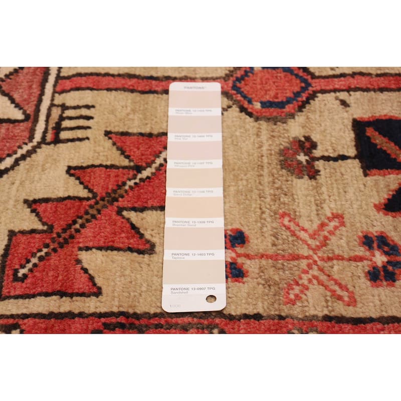 ECARPETGALLERY Hand-knotted Konya Anatolian Khaki Wool Rug - 3'3 x 10'4