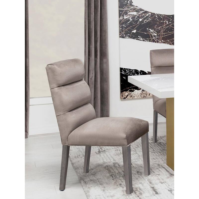 Highmore Upholstered Dining Side Chair (Set of 2) - Ash/Grey