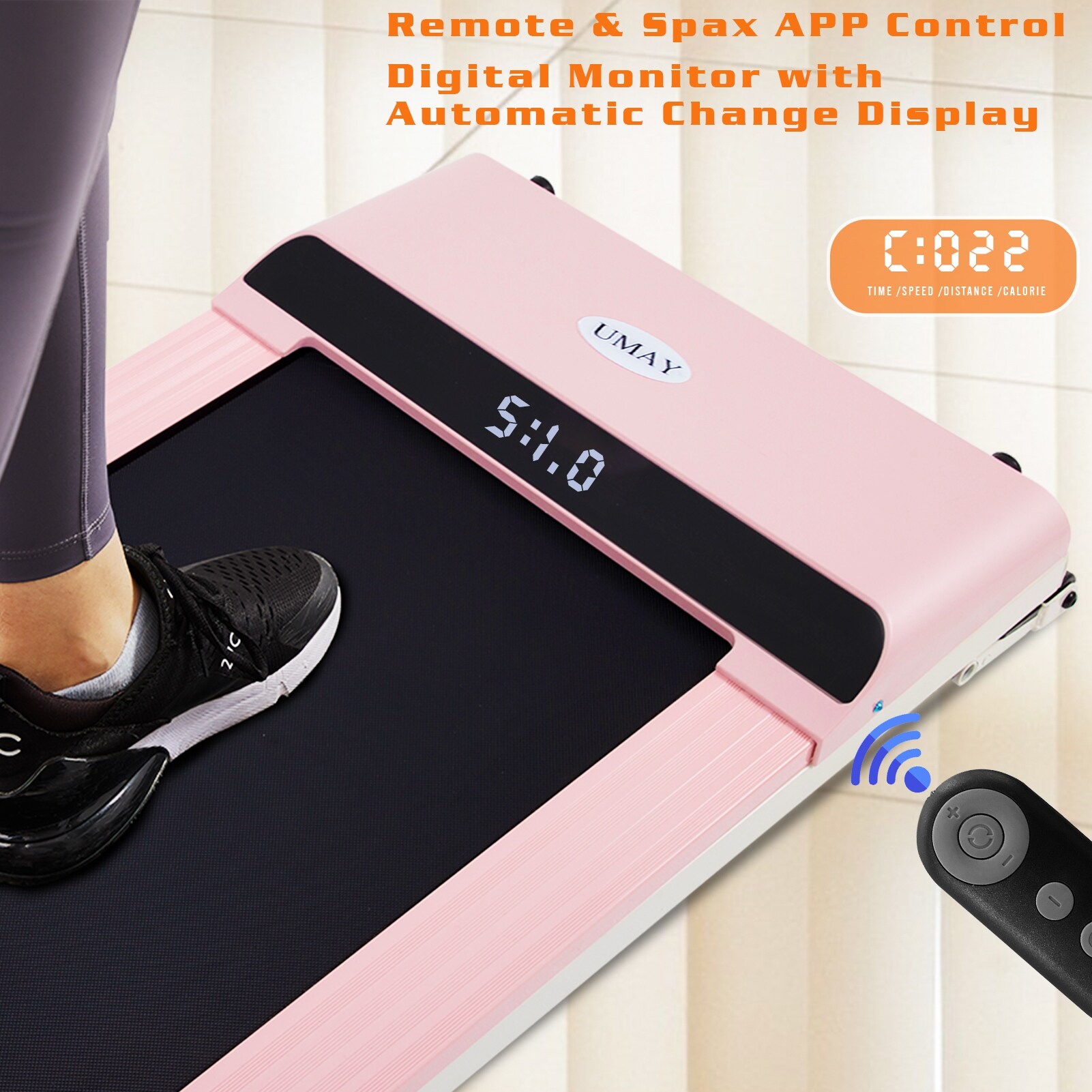 Mini hotsell pink treadmill