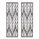 preview thumbnail 2 of 4, 2-Piece Madison Park Florian 24 in. W x 36 in. H Grey Laser Cut Wood Panel Wall Decor Set, Wood Wall Art