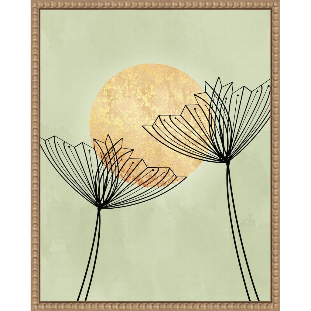 Abstract Botanicals by Sannel Larson Framed Canvas Wall Art Print
