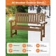 preview thumbnail 14 of 14, WINSOON All-Weather HIPS Outdoor Garden Bench, 56" Adirondack Outdoor Patio Bench