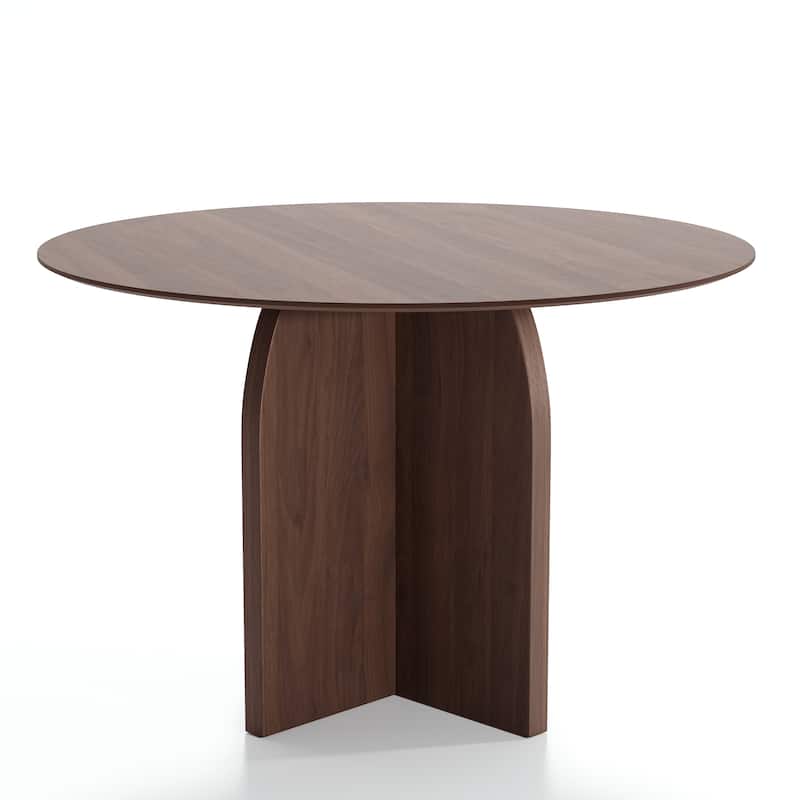 Solid Wood Round Dining Table for 4-8 People Nordic style