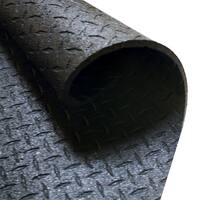 Body Solid Rubber Equipment Mat 4' X 6', 1/2" Thick