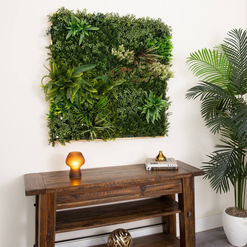 Madagascar Forest Artificial Framed Living Wall Panel - 38"