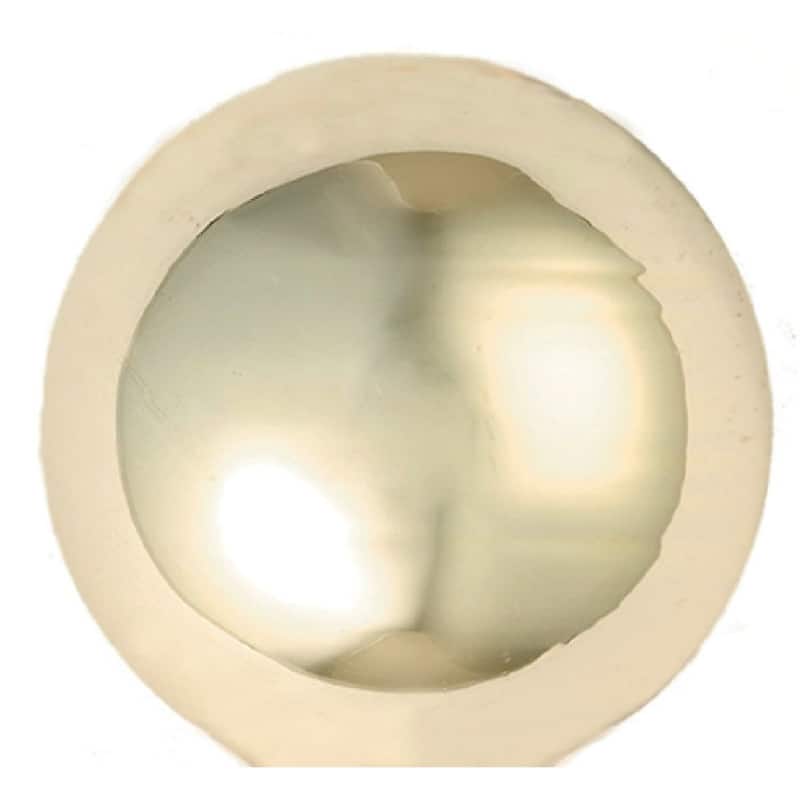Shiny Finish Glass Christmas Ball Ornaments - 4.75" (120mm) - Champagne Gold - 4ct