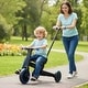 preview thumbnail 3 of 18, Gymax Toddler Tricycle w/Push Handle Adjustable Seat Removable Pedal