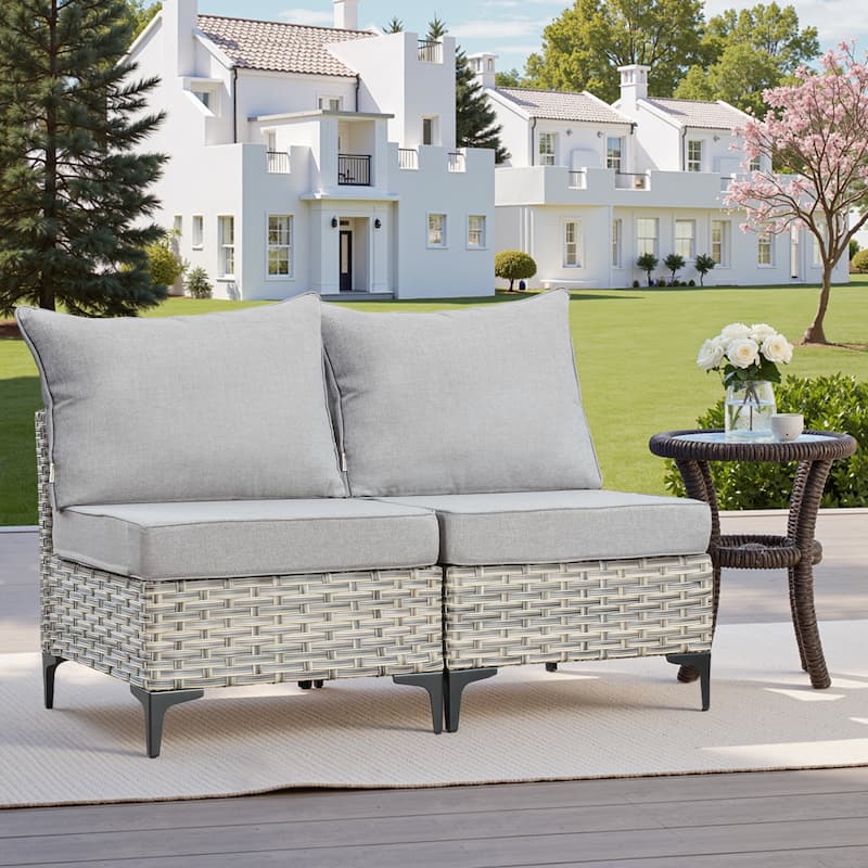 XIZZI Outdoor Seat Back Cushion Set Plush Comfort for Patio Furniture