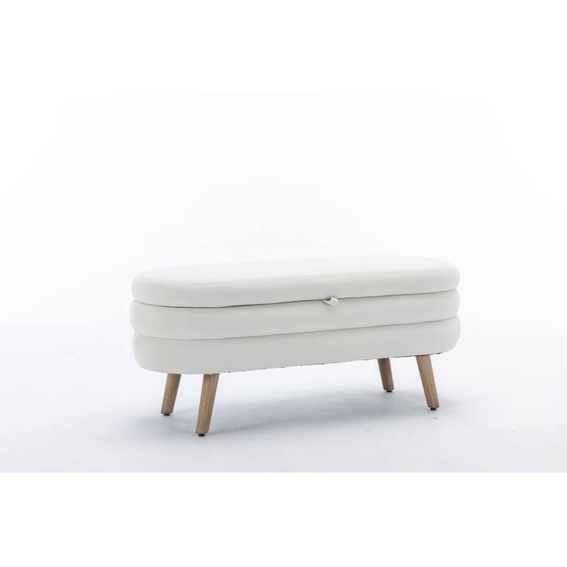 Storage Bench Bedroom Bench With Wood Legs