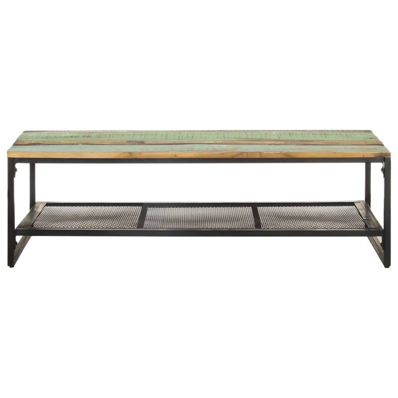 vidaXL Coffee Table 43.3"x23.6"x13.8" Solid Reclaimed Wood - 43.3" x 23.6" x 13.8"