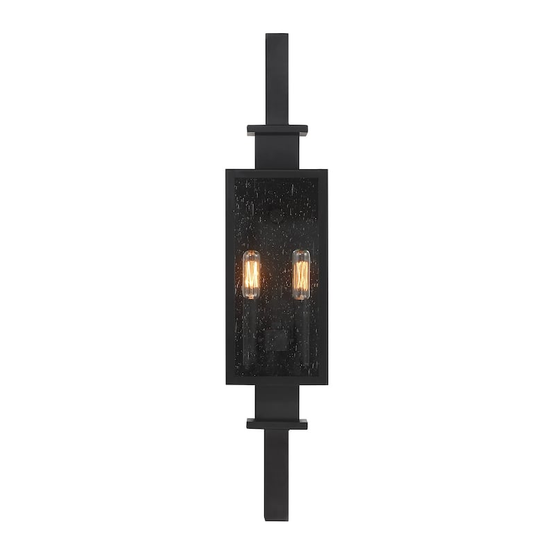 Savoy House 5-826 Ascott 2 Light 27" Tall Outdoor Wall Sconce