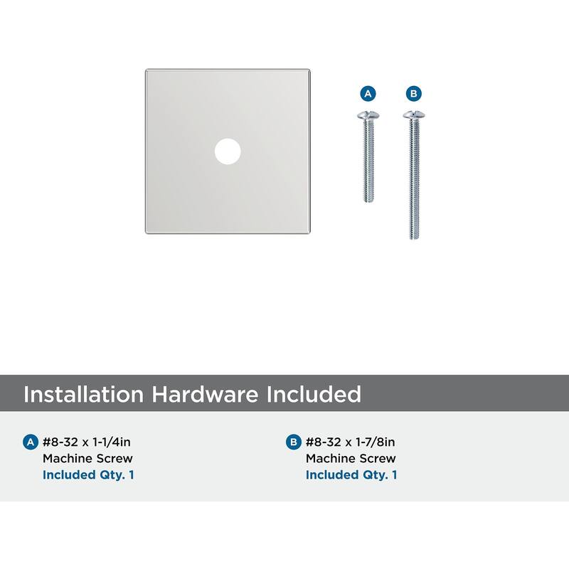 Amerock BP37760 Ladera 1-3/16" Backplate for Cabinet Knobs