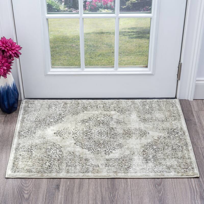 Genesis Farmhouse Medallion Indoor Area Rug