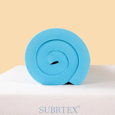 Subrtex 2,3 or 4 inch Medium Gel-Infused Memory Foam Mattress Topper