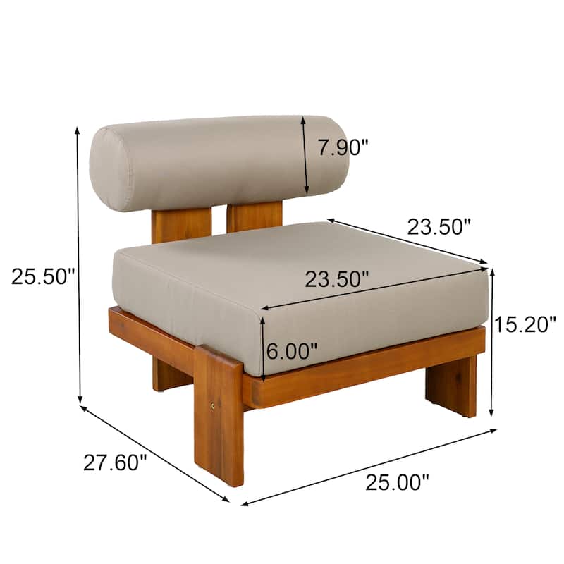 Christopher Knight Home - Set of 2 Modern Outdoor Patio Club Chair with Water-Resistant Cushions