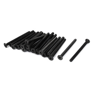 Uxcell Black M4 X 10mm Hex Socket Countersunk Screws - 100 Pack, 10.9 Alloy Steel - View #4
