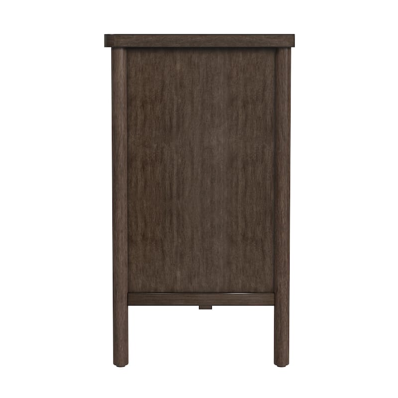 Lennon 6 Drawer Rounded Leg Wood Dresser