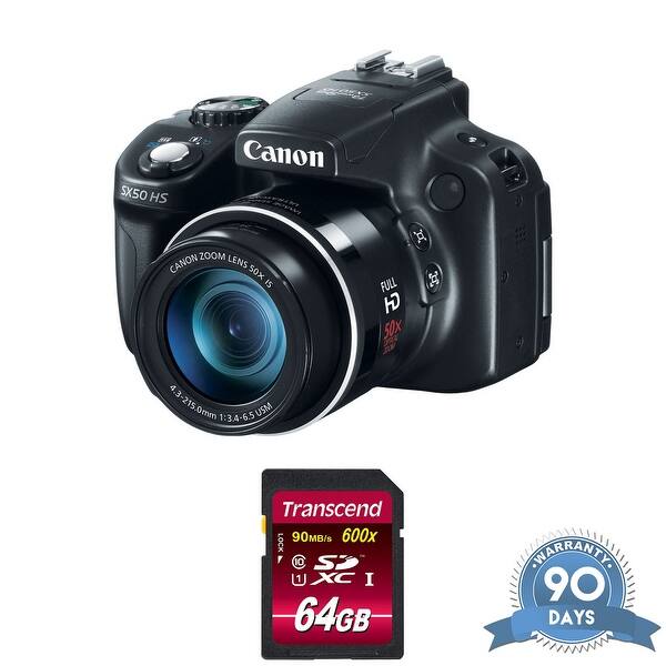 Shop Canon Powershot Sx50 Hs Digital Camera With Memory Card Overstock 28992264