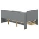 preview thumbnail 24 of 23, Wood Twin Size platform bed with Storage Headboard, Shelves and 2 Drawers