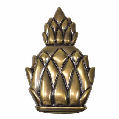 Door Knocker Antique Brass Pineapple 6H | Renovator's Supply