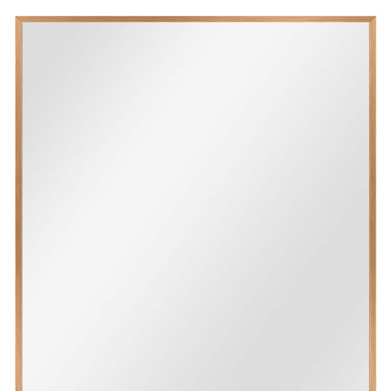 HomeRoots 36" Gold Metal Framed Bathroom Vanity Mirror