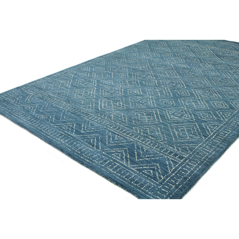 Bashian Ester Azure Transitional Area Rug - 9'6" x 13'6"