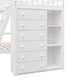 preview thumbnail 10 of 10, Multifunctional Design Twin over Full Bunk Bed