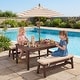 preview thumbnail 4 of 8, Gymax Kids Picnic Table Outdoor Wooden Table & Bench Set with