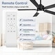 preview thumbnail 23 of 173, 42/48/52/56/62-IN LED Ceiling Fan with Light Kit and Remote(5/7-Blade)
