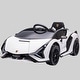 preview thumbnail 1 of 0, Kids 12V Lamborghini SIAN Ride-On Car, Electric Sports Car with Remote Control, Headlights, Music, Ages 3-5 White