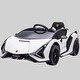 preview thumbnail 1 of 0, Licensed Lamborghini SIAN 12V Electric Kids Ride On Sports Car, Remote Control, Music, & Lights White