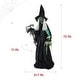 preview thumbnail 4 of 16, Haunted Hill Farm Lifesize Witch Prop with Lights and Sound, Indoor/Covered Outdoor Halloween Decoration
