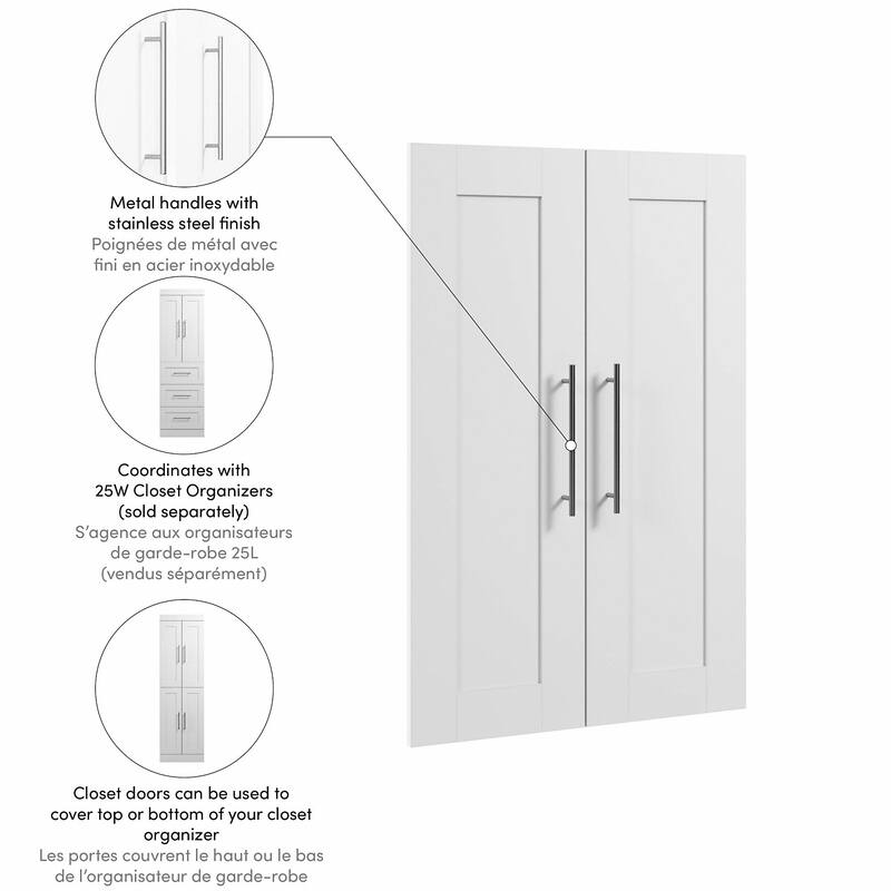 Pur 2 Door Set for Pur 25W Closet Organizer by Bestar