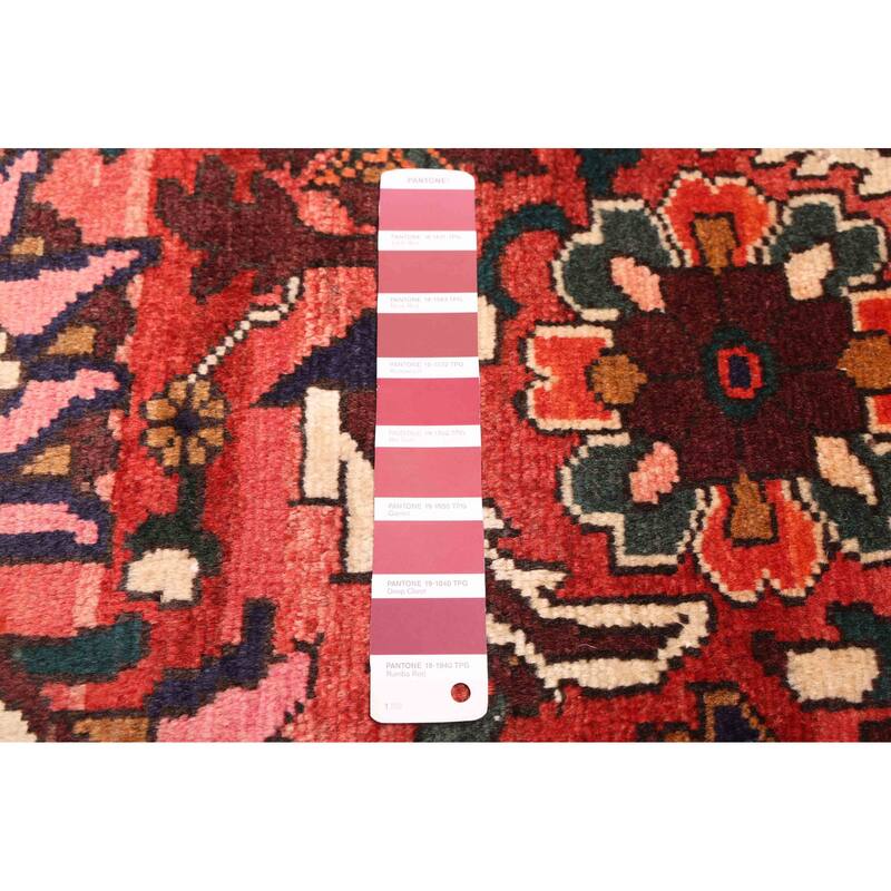 ECARPETGALLERY Hand-knotted Andelz Red Wool Rug - 3'11 x 8'6