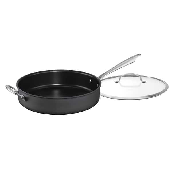 Cuisinart DSA33-30H Dishwasher Safe Hard-Anodized 5-Quart Saute Pan with  Helper Handle and Cover - Bed Bath & Beyond - 22484727