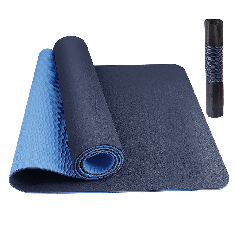 Blue gym mats for top sale