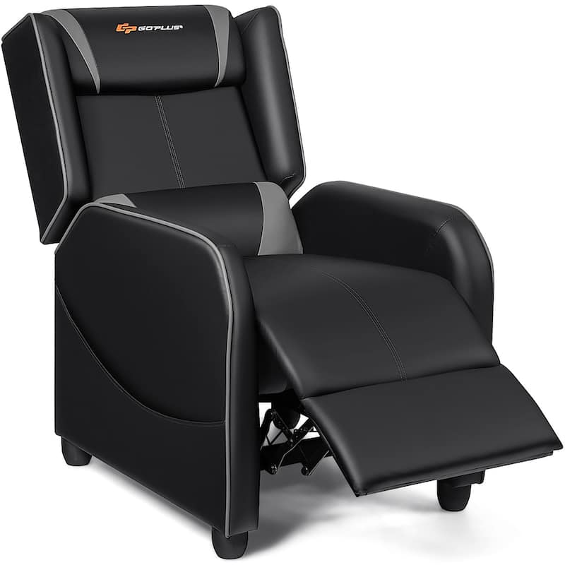 Goplus Massage Gaming Recliner Chair Single Living Room Sofa Home