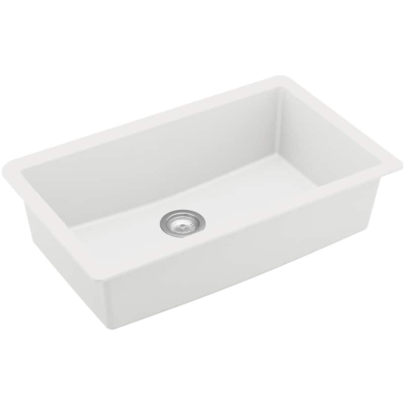 Karran USA QU-812-PK1 Quartz QU 32-1/4" Undermount Single Basin Quartz