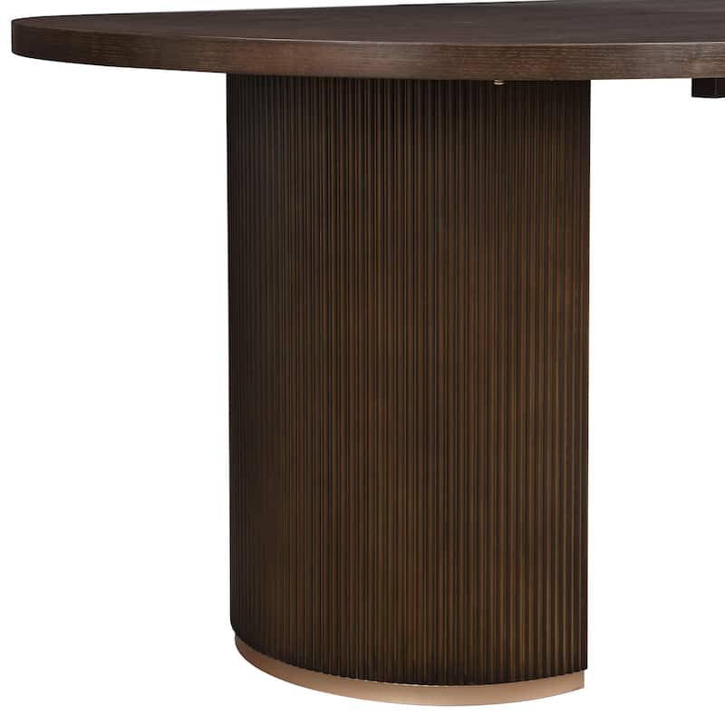 Christopher Knight Home - Eleanor Modern Style Oval Wood Dining Table
