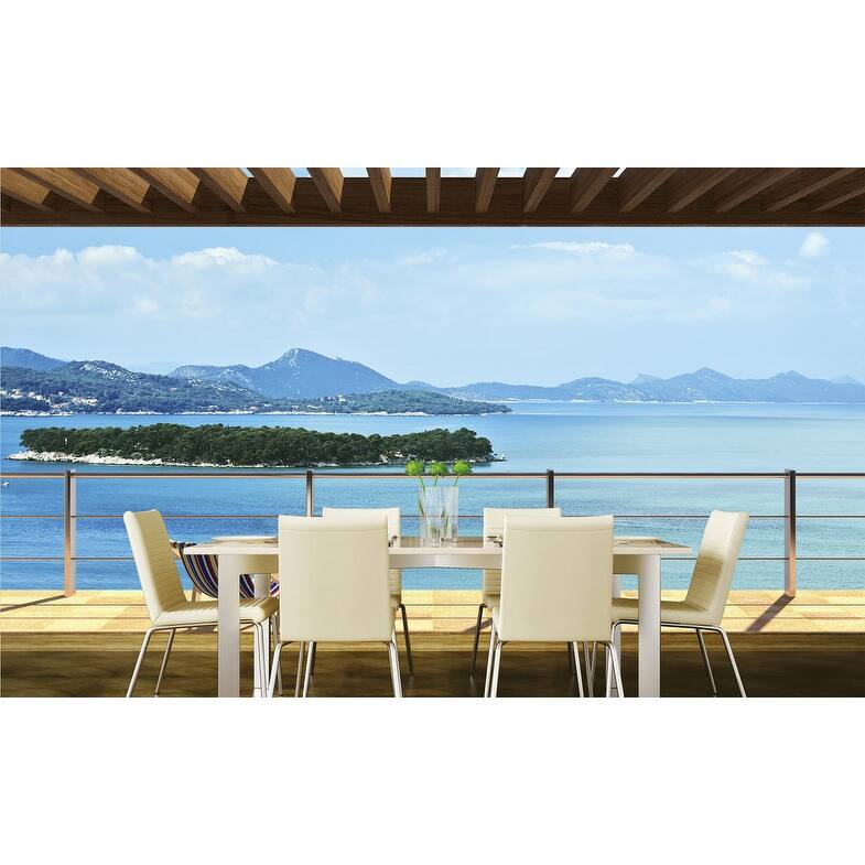 Dimex Sea View Wall Mural - 98.4in x 147.6in x 0.025in