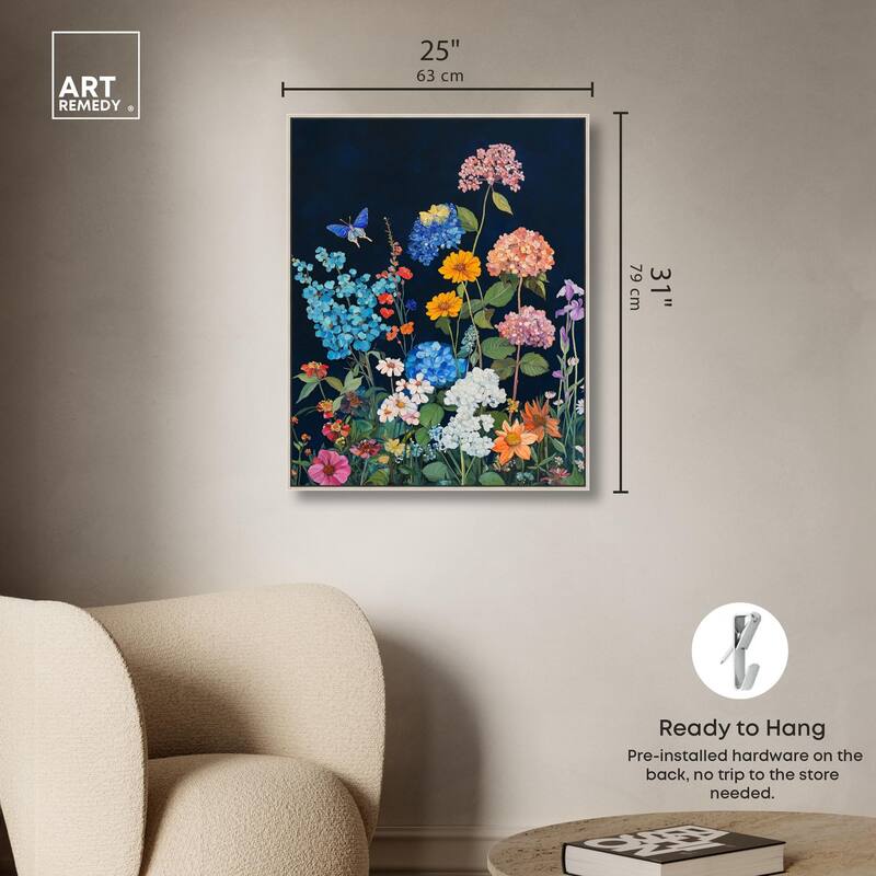 Twilight Blossoms II Canvas by Art Remedy