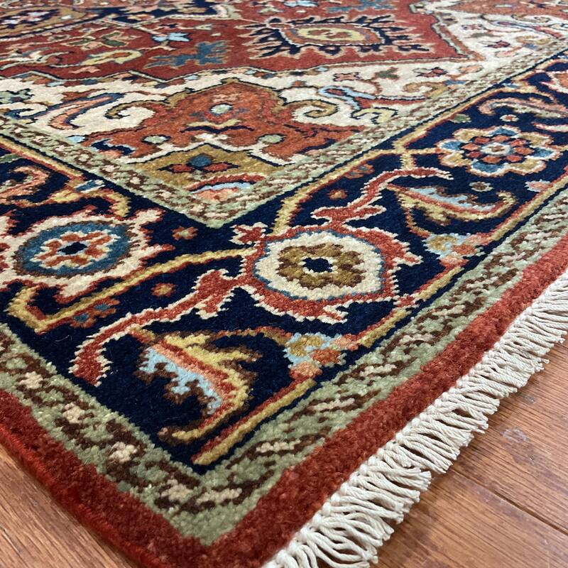 HERAT ORIENTAL Handmade 3' x 5'1 Serapi Wool Rug - 3' x 5'1"