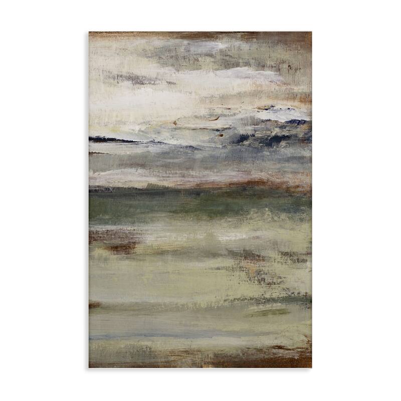 Stupell Earthy Abstract Layers Canvas Wall Art Design By Lanie Loreth - 20 x 30