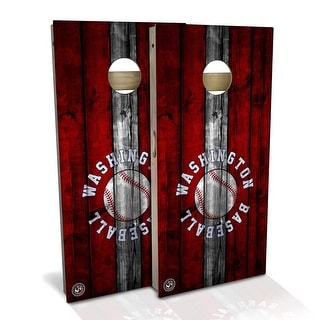 Washington Baseball Outdoor Cornhole Board Set