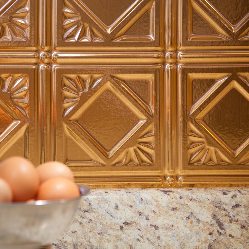 FASÄDE Traditional Style 4 Decorative Vinyl Backsplash Panel