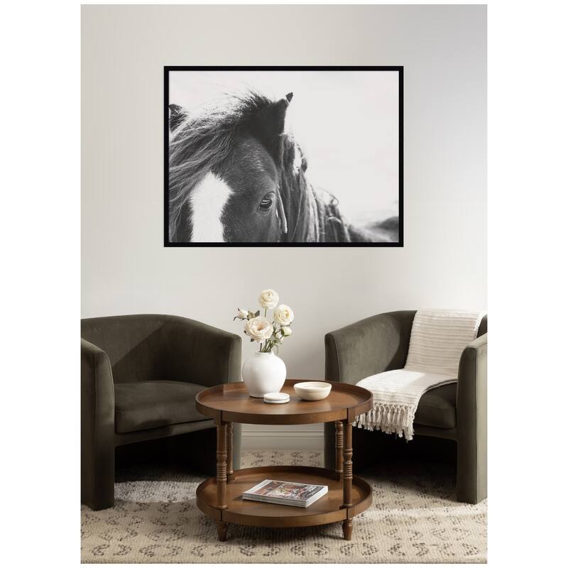 Kate and Laurel AA Noble by Alicia Abla Framed Wall Art Print